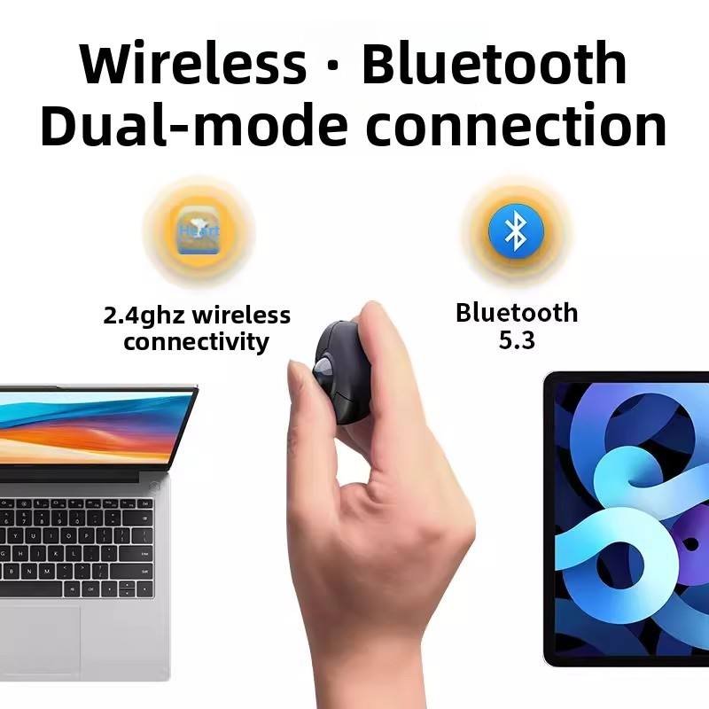 2.4G Blue-tooth Wireless Remote Control Mice Trackball Finger Ring Mouse for Short Video/PPT Speech/In-Vehicle Display Screen - Image 5